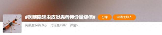 有人因此“毁容”！近期这种虫子出没，千万别拍